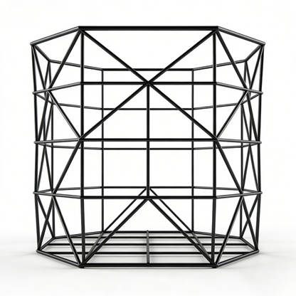 Modern Geometric Storage Basket