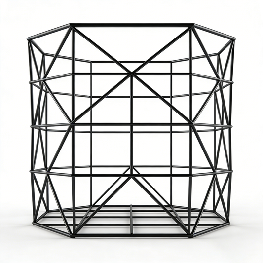 Modern Geometric Storage Basket