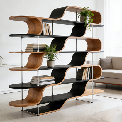 Wave Design Display Shelf