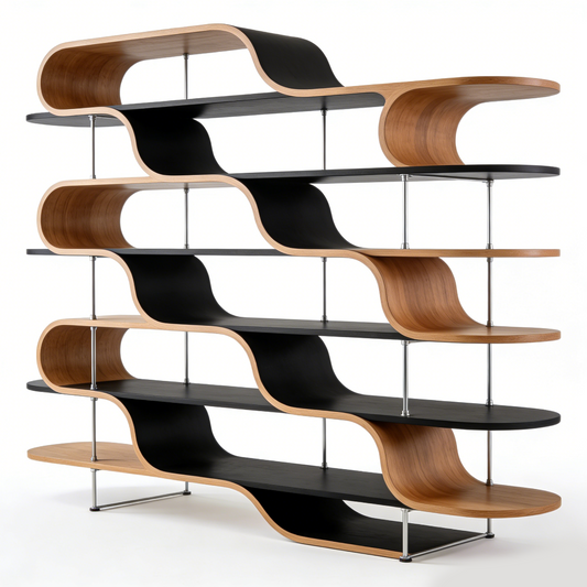 Wave Design Display Shelf
